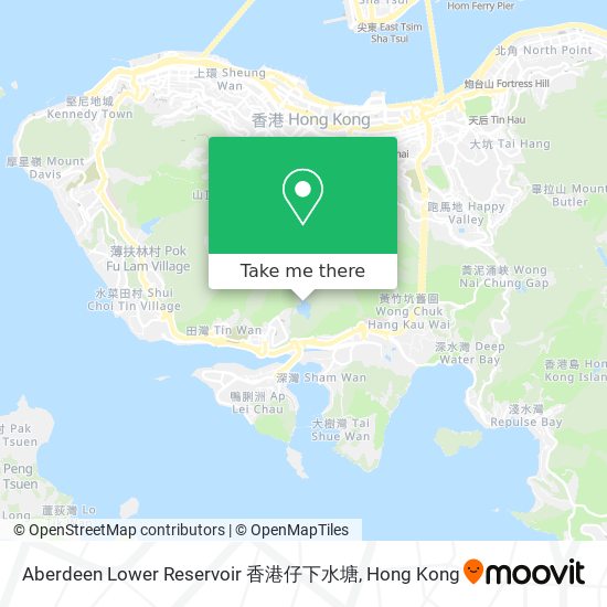 Aberdeen Lower Reservoir 香港仔下水塘 map