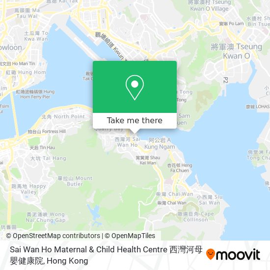 Sai Wan Ho Maternal & Child Health Centre 西灣河母嬰健康院 map