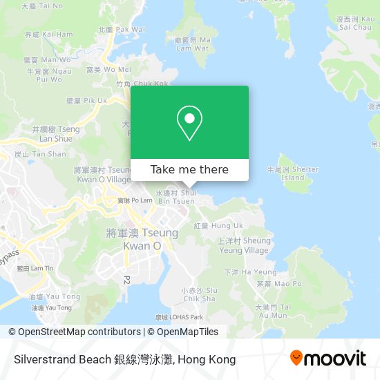 Silverstrand Beach 銀線灣泳灘 map