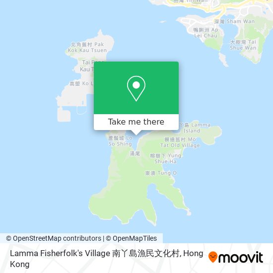 Lamma Fisherfolk's Village 南丫島漁民文化村 map