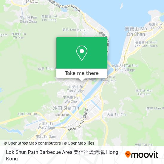 Lok Shun Path Barbecue Area 樂信徑燒烤場 map