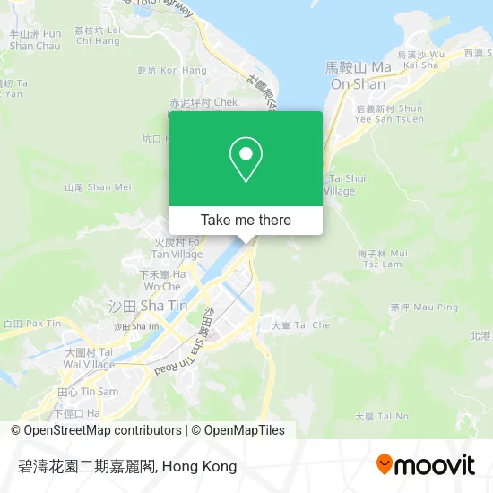 碧濤花園二期嘉麗閣地圖