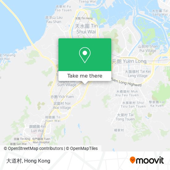大道村 map