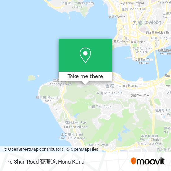 Po Shan Road 寶珊道地圖
