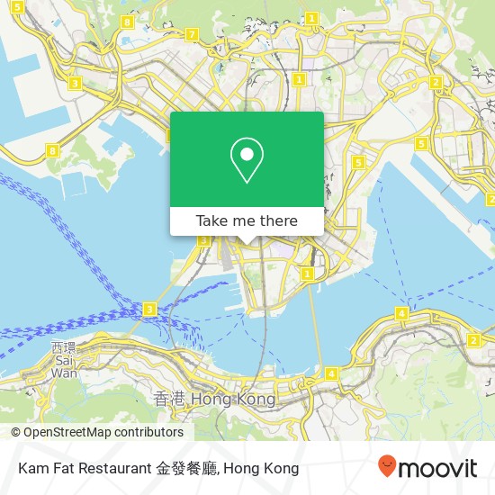 Kam Fat Restaurant 金發餐廳 map