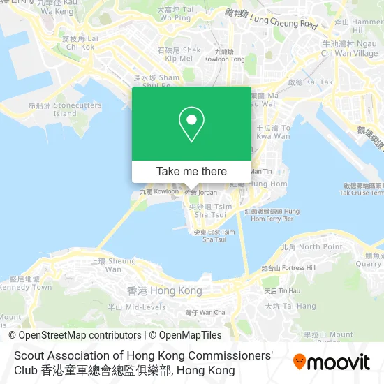 Scout Association of Hong Kong Commissioners' Club 香港童軍總會總監俱樂部 map