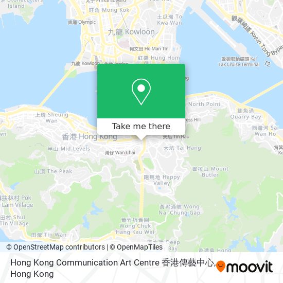 Hong Kong Communication Art Centre 香港傳藝中心 map