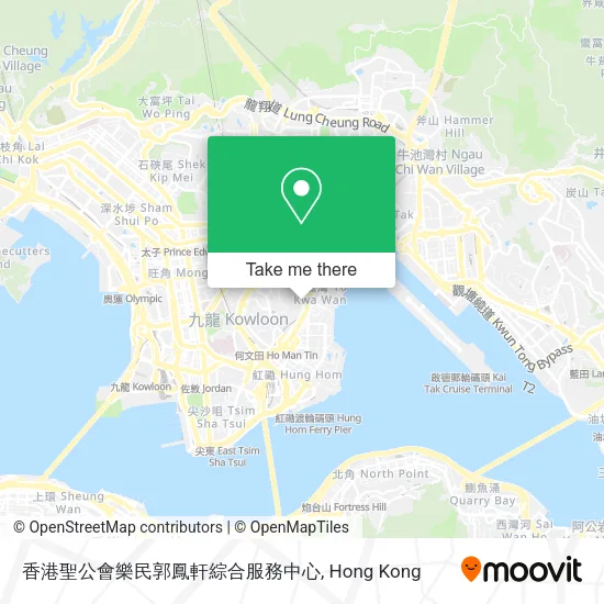 香港聖公會樂民郭鳳軒綜合服務中心地圖