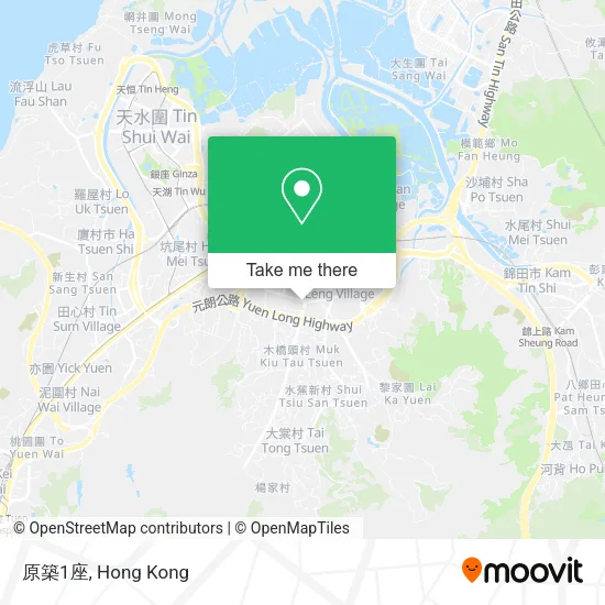 原築1座地圖