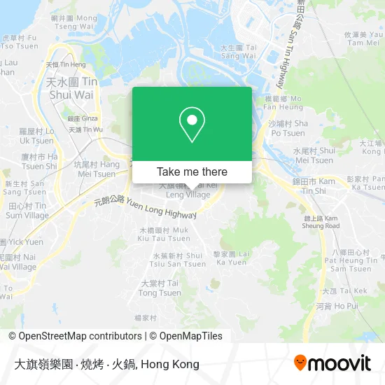 大旗嶺樂園‧燒烤‧火鍋 map