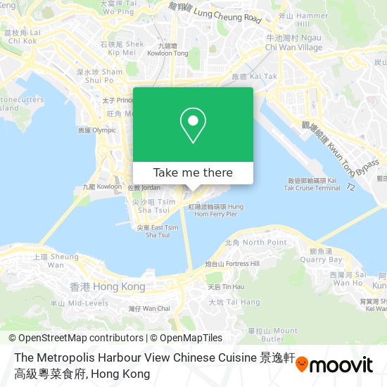 The Metropolis Harbour View Chinese Cuisine 景逸軒高級粵菜食府 map