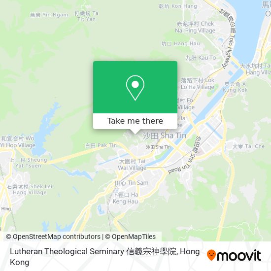 Lutheran Theological Seminary 信義宗神學院 map