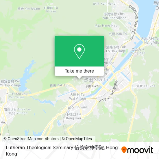 Lutheran Theological Seminary 信義宗神學院地圖