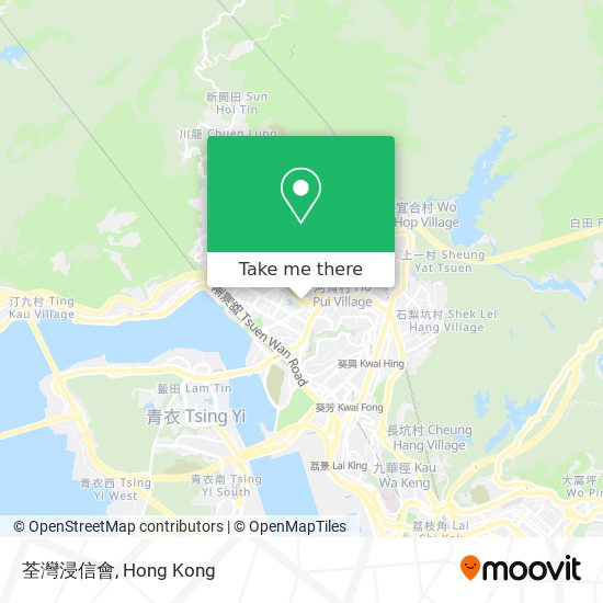 荃灣浸信會 map