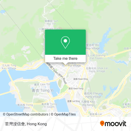 荃灣浸信會地圖