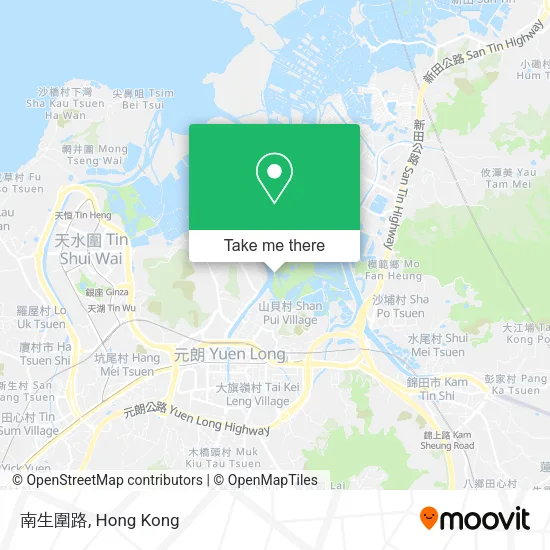 南生圍路 map