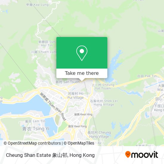 Cheung Shan Estate 象山邨 map