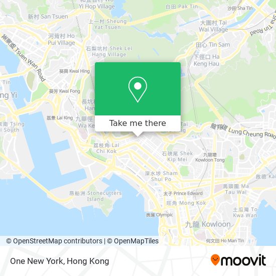 One New York map