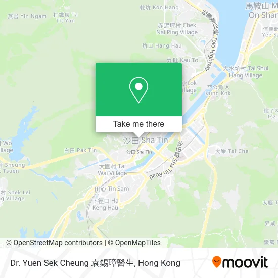 Dr. Yuen Sek Cheung 袁錫璋醫生地圖
