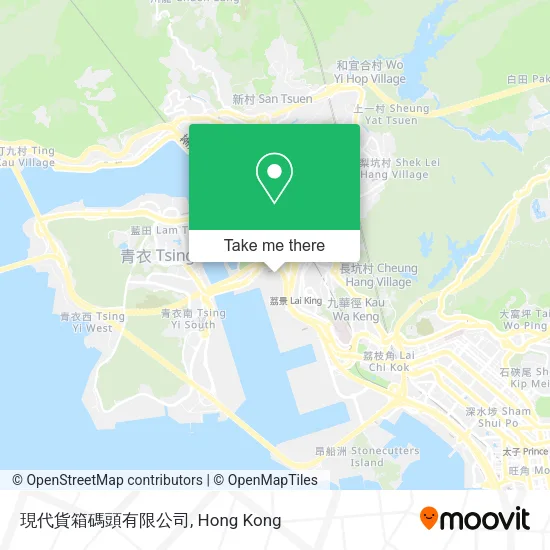現代貨箱碼頭有限公司地圖