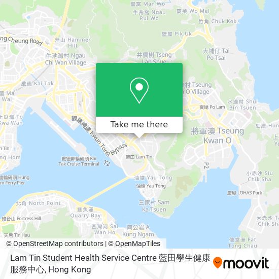 Lam Tin Student Health Service Centre 藍田學生健康服務中心 map