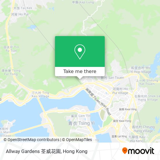 Allway Gardens 荃威花園 map