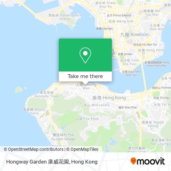 Hongway Garden 康威花園 map