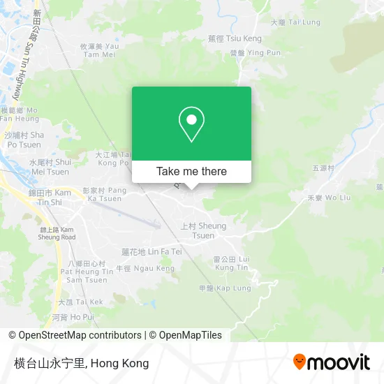 横台山永宁里地圖
