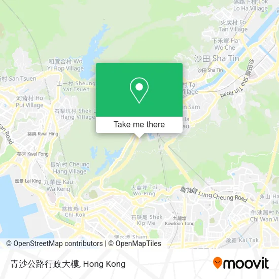 青沙公路行政大樓地圖