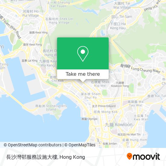 長沙灣邨服務設施大樓 map