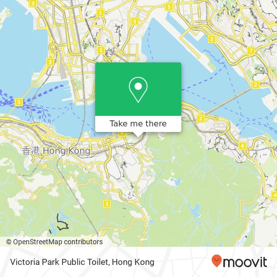 Victoria Park Public Toilet map