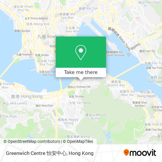 Greenwich Centre 怡安中心 map