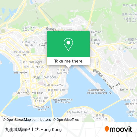 九龍城碼頭巴士站 map