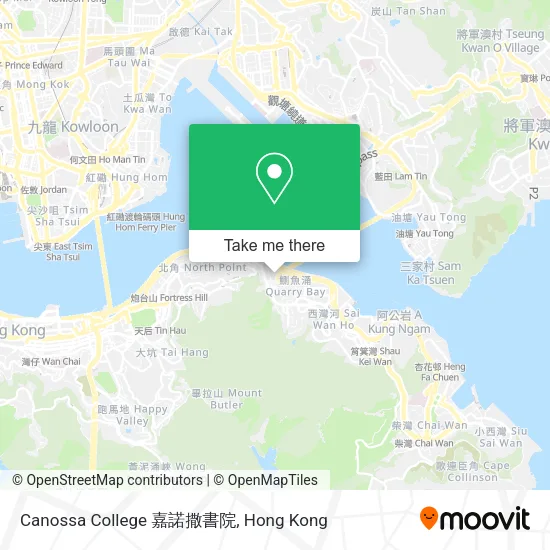 Canossa College 嘉諾撒書院 map