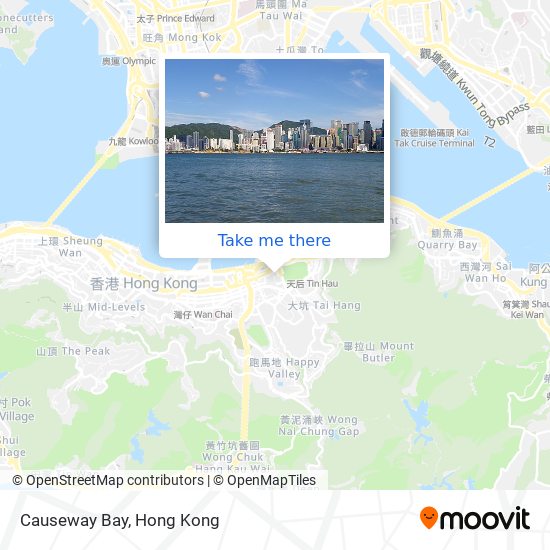 Causeway Bay map