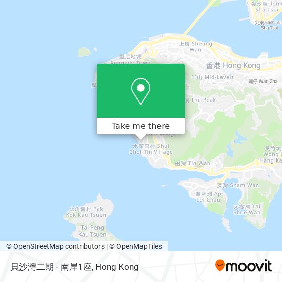 貝沙灣二期 - 南岸1座地圖