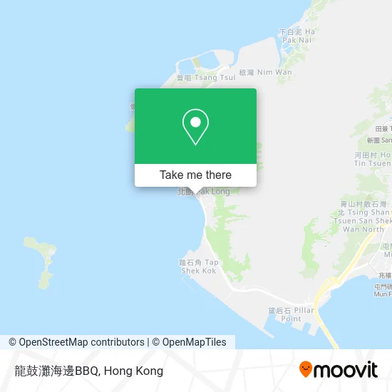 龍鼓灘海邊BBQ map