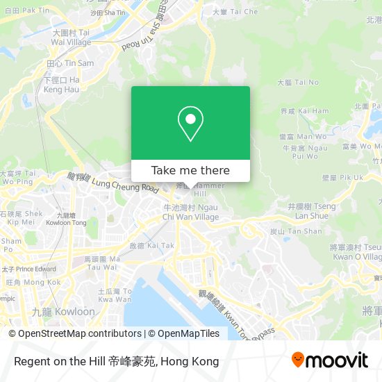 Regent on the Hill 帝峰豪苑 map