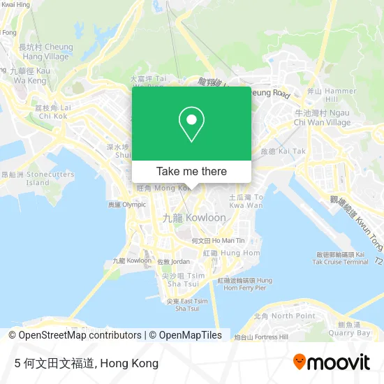 5 何文田文福道地圖