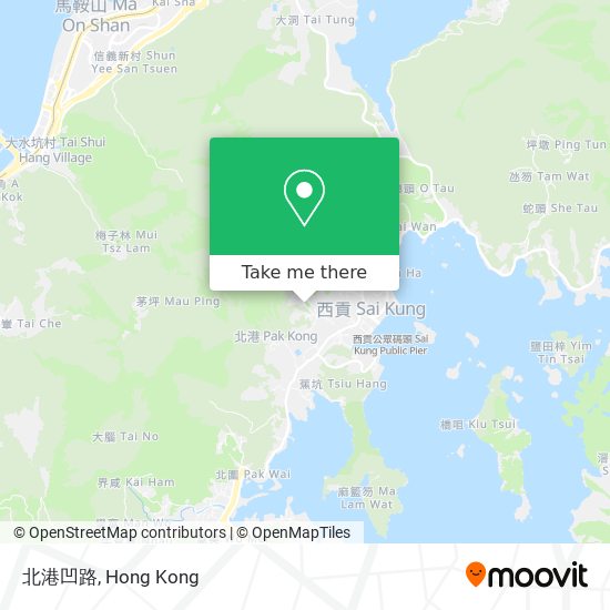 北港凹路 map