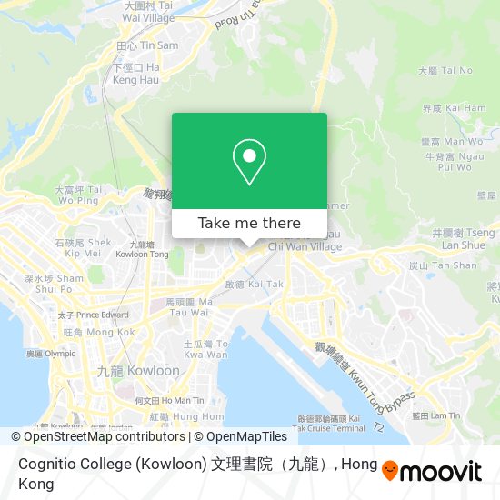 Cognitio College (Kowloon) 文理書院（九龍） map