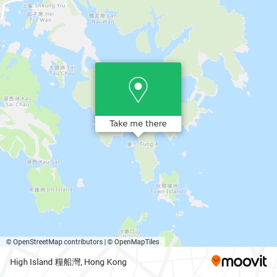 High Island 糧船灣 map
