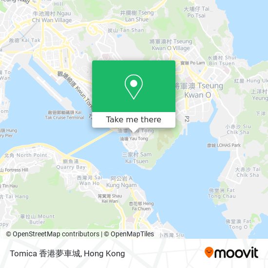 Tomica 香港夢車城 map