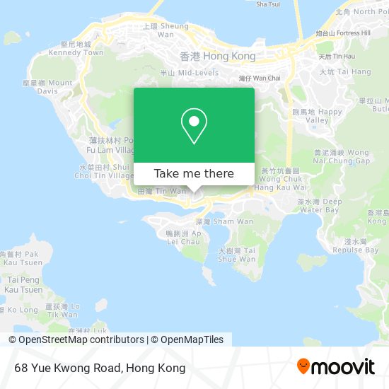 68 Yue Kwong Road map