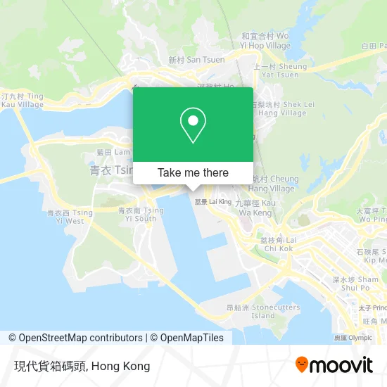 現代貨箱碼頭地圖
