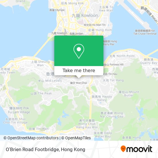 O'Brien Road Footbridge地圖