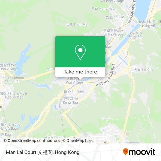Man Lai Court 文禮閣 map