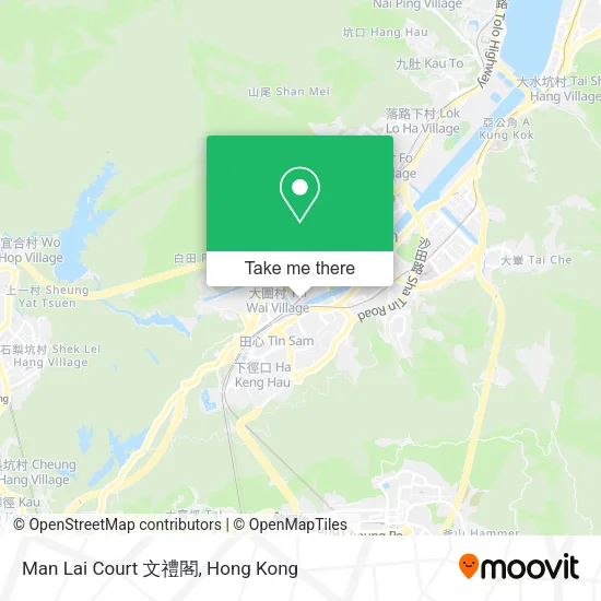 Man Lai Court 文禮閣地圖