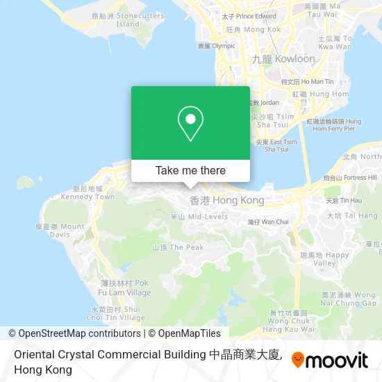 Oriental Crystal Commercial Building 中晶商業大廈地圖