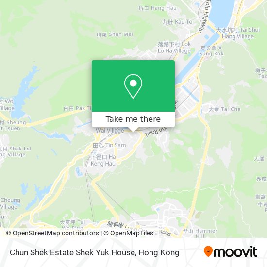 Chun Shek Estate Shek Yuk House map